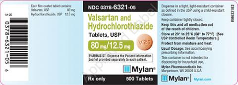 Amlodipine and Valsartan Tablets, USP 80mg/12.5mg