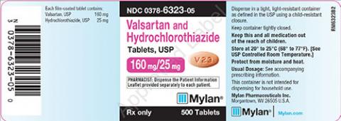 Amlodipine and Valsartan Tablets, USP 160mg/25mg