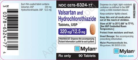 Amlodipine and Valsartan Tablets, USP 320mg/12.5mg