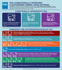 FDA-Approved & Authorized Animal Drug Options (Infographic) 