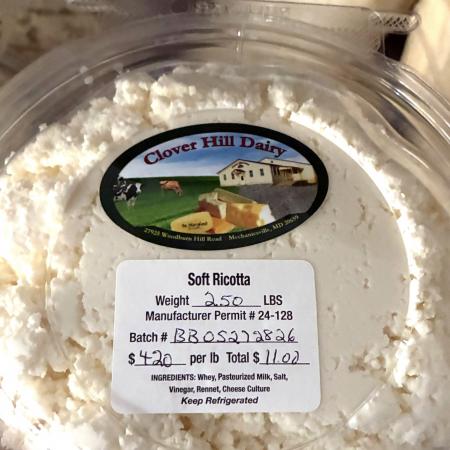 Clover Hill Dairy Soft Ricotta