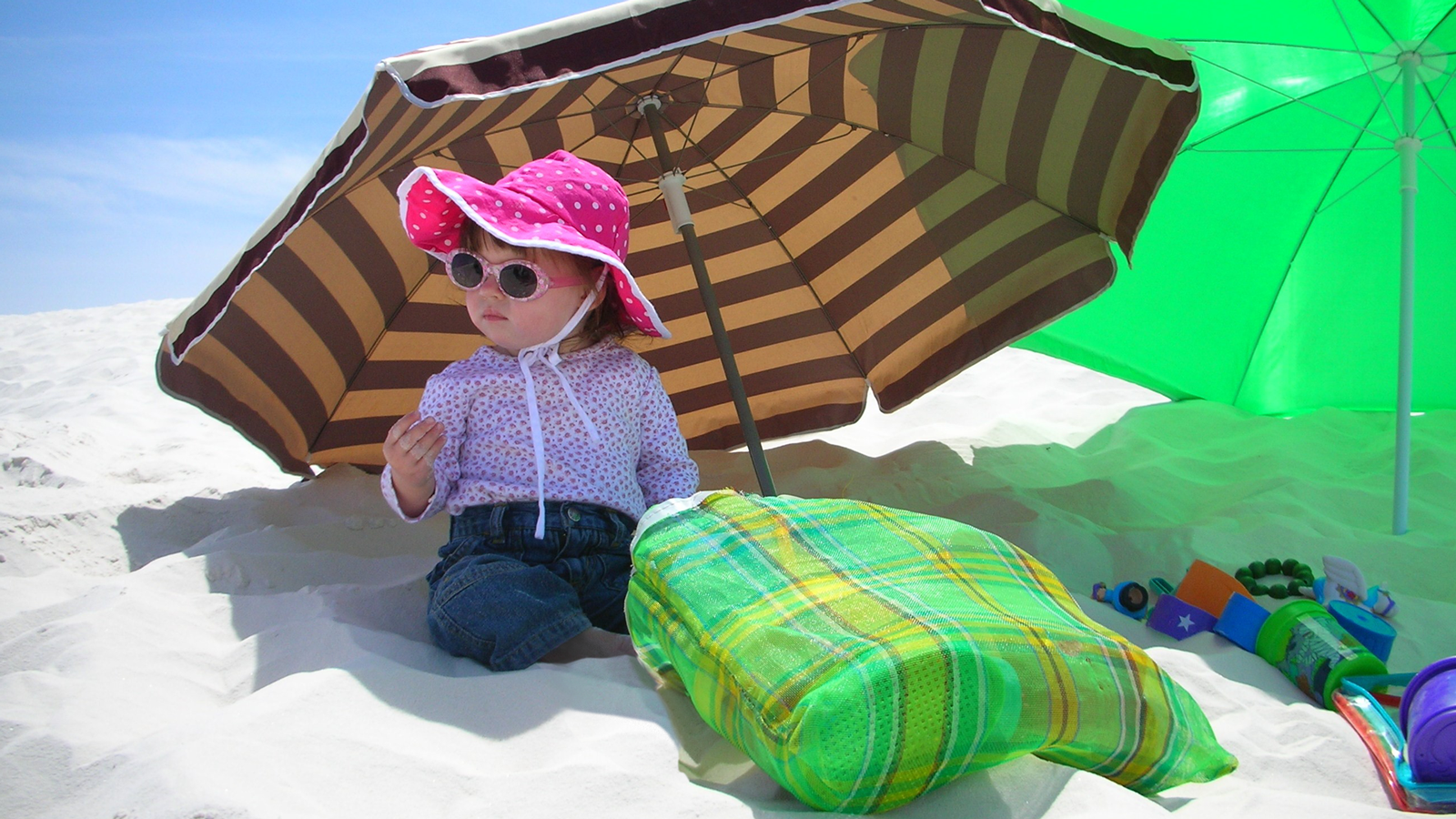 Gorro Niña para Baño con Protección Solar