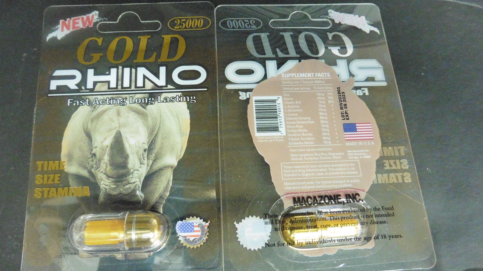 Image of Gold Rhino 25000