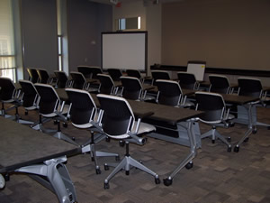 This is a photograph of a White Oak Building 2 Central Shared Use conference room.
