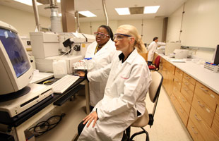 FDA staff working in a scientific laboratory