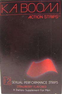 Kaboom Action Strips label 2