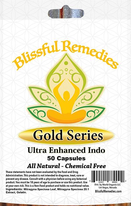 "Blissful Remedies, Gold Series, Ultra Enhanced Indo, 50 Capsules"