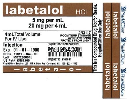 "5 mg/mL Labetalol HCI"