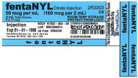 "50 mcg/mL Fentanyl Citrate Injection"