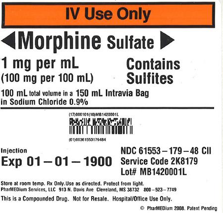 "Image 1 - 1 mg/mL Morphine Sulfate in 0.9% Sodium Chloride"
