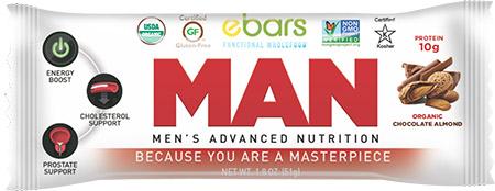 ebars MAN MENS ADVANCED NUTRITION ORGANIC CHOCOLATE ALMOND NET WT 1.8 OZ 51g.jpg