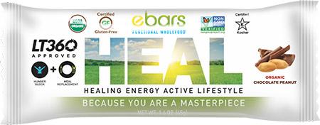 ebars, HEAL, HEALING ENERGY ACTIVE LIFESTYLE, ORGANIC CHOCOLATE PEANUT, 1.6 OZ (45g).jpg