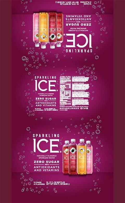 SPARKLING ICE CHERRY LIMEADE NATURALLY FLAVORED SPARKLING WATER 17 FL OZ (502.8 mL), 12 PACK 4 FLAVORS