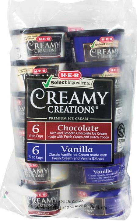 Product image, Creamy Creations Vanilla Chocolate Cup 12CT/3OZ