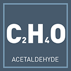 Chemical symbol for Acetaldehyde