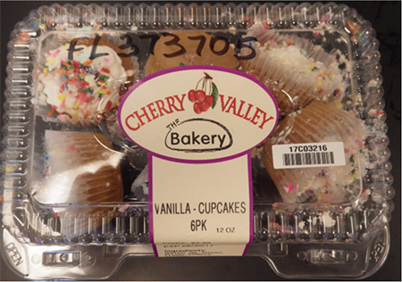 Label, Cherry Valley Cupcakes